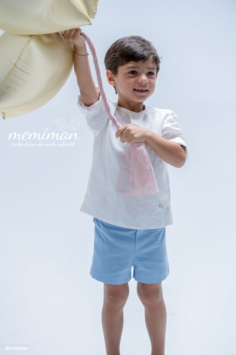 01-50029 Conjunto de linho para menino