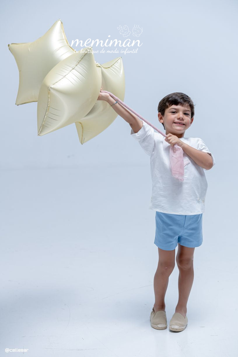 01-50029 Conjunto de linho para menino