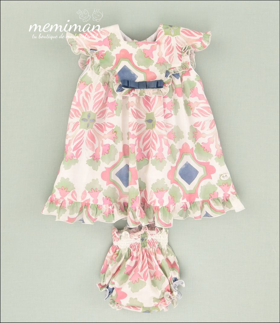 01-50034 Vestito neonato stampato