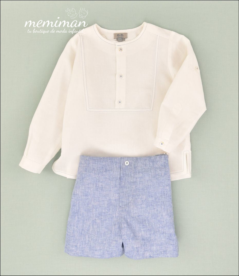 01-50037L Conjunto de linho para menino