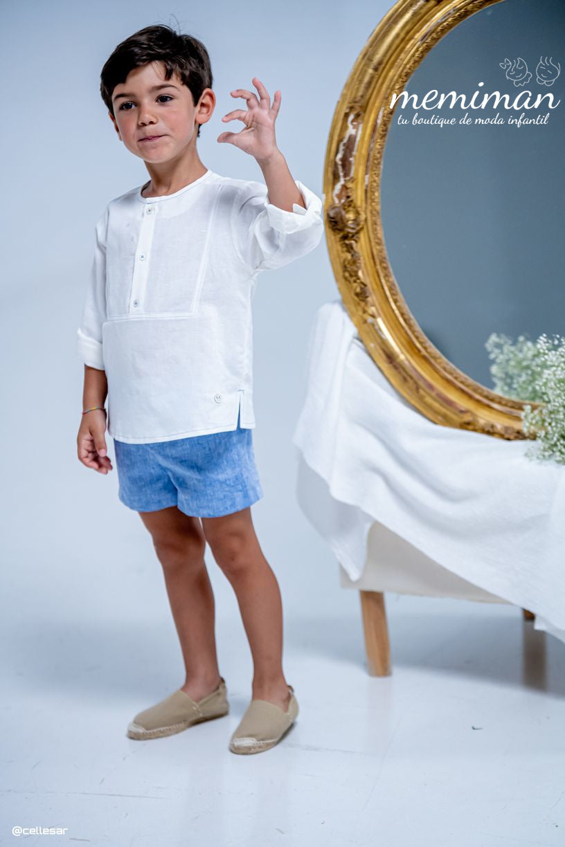 01-50037L Conjunto de linho para menino
