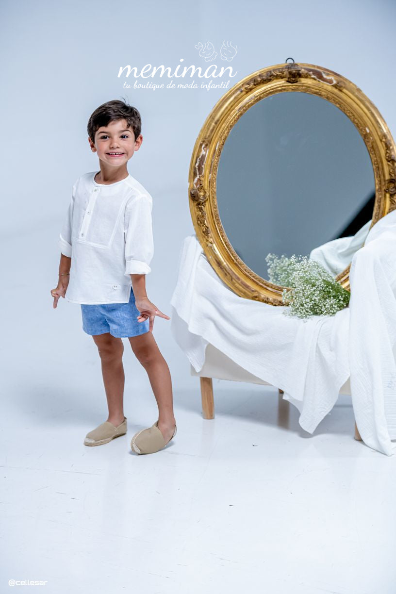 01-50037L Conjunto de linho para menino