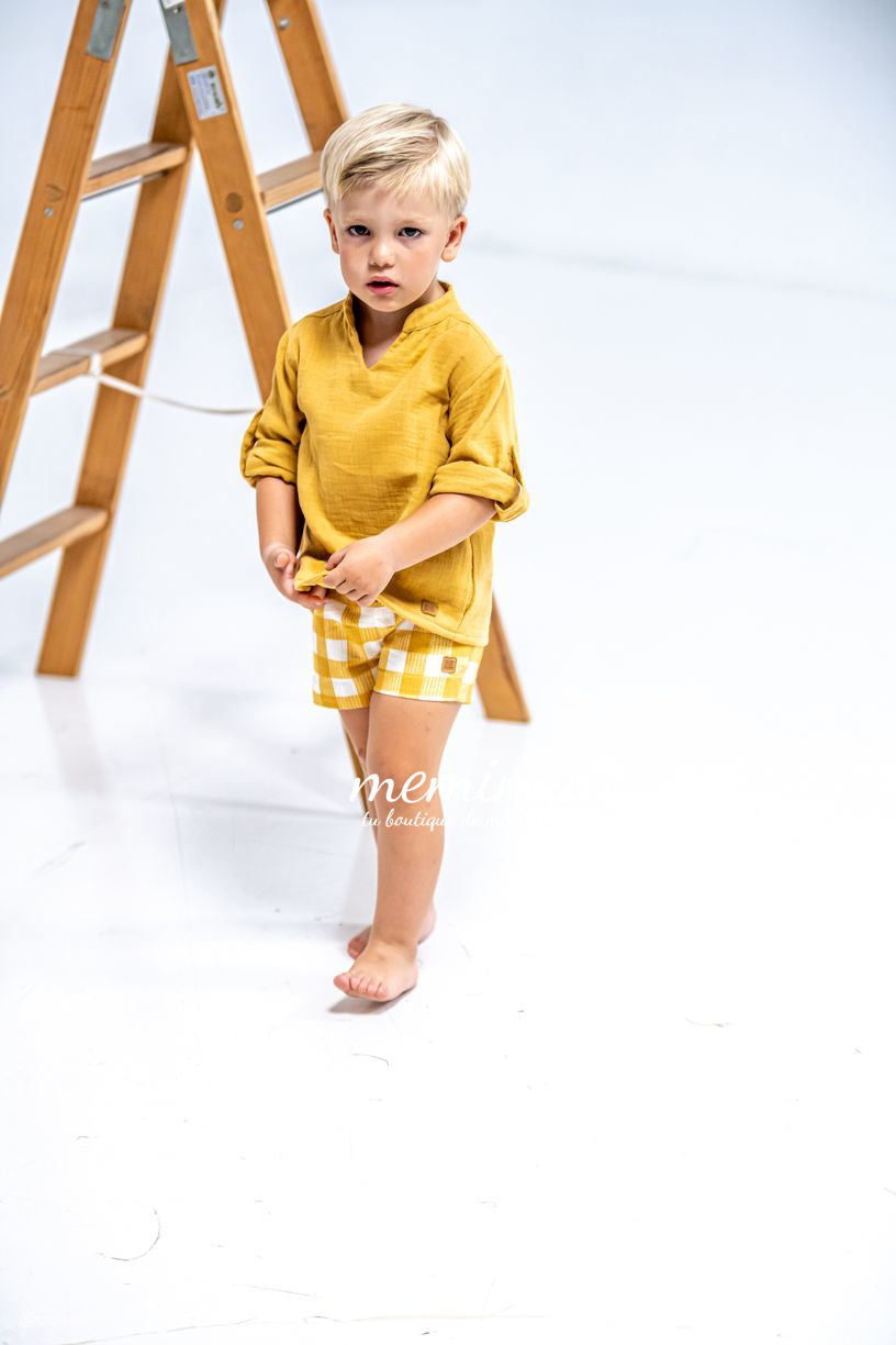 01-500081L Blusa lisa menino