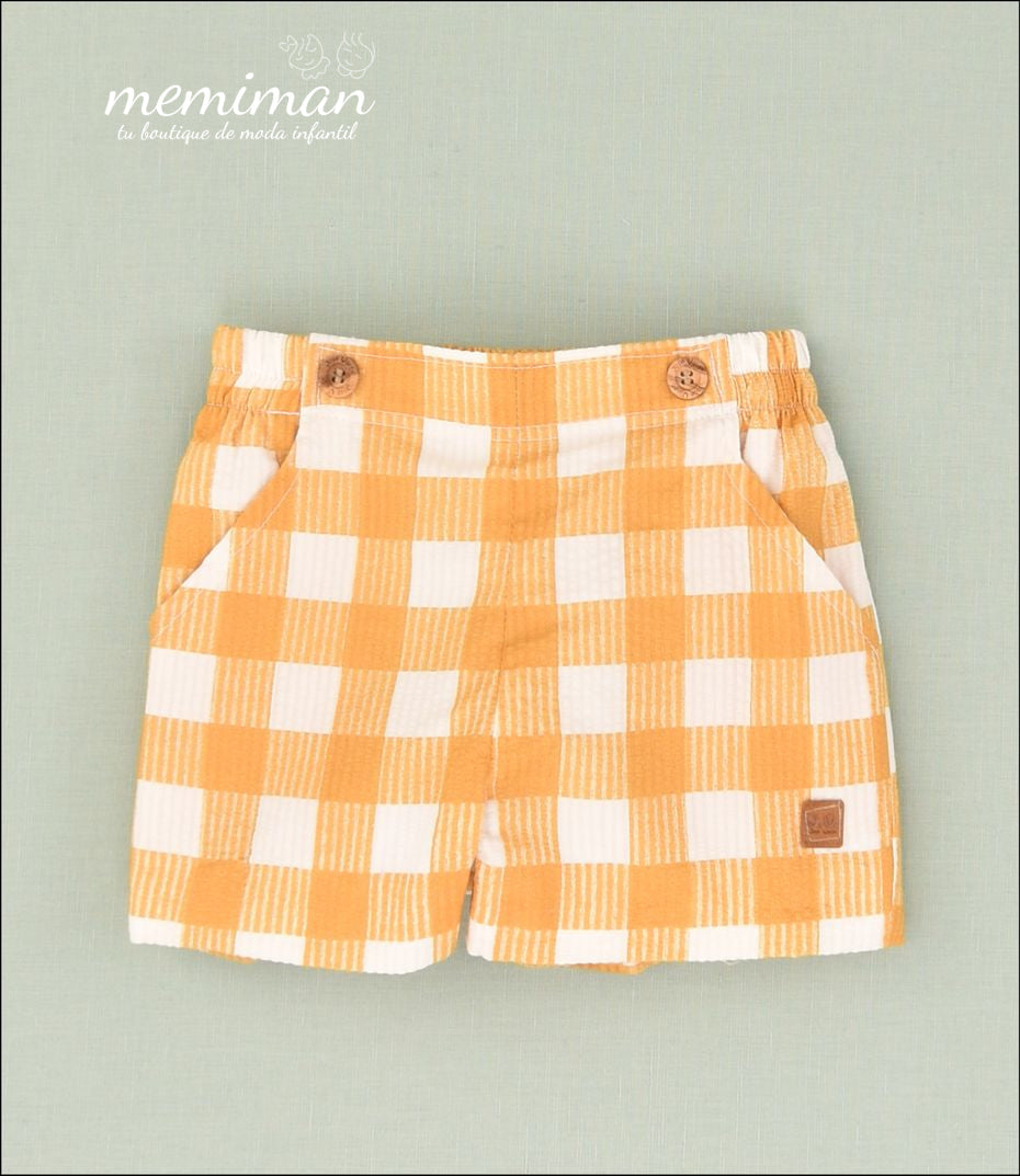 01-50083 Pantaloncini bambino vichy