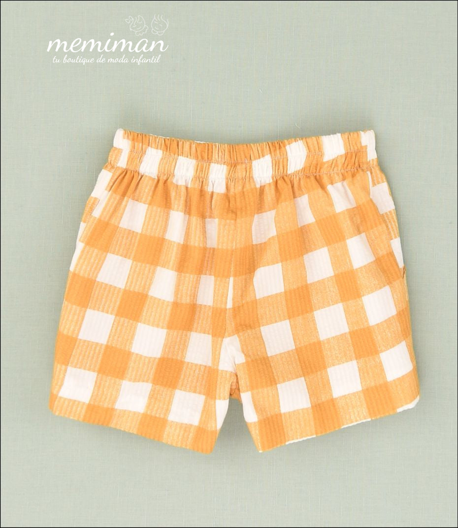 01-50083 Pantaloncini bambino vichy
