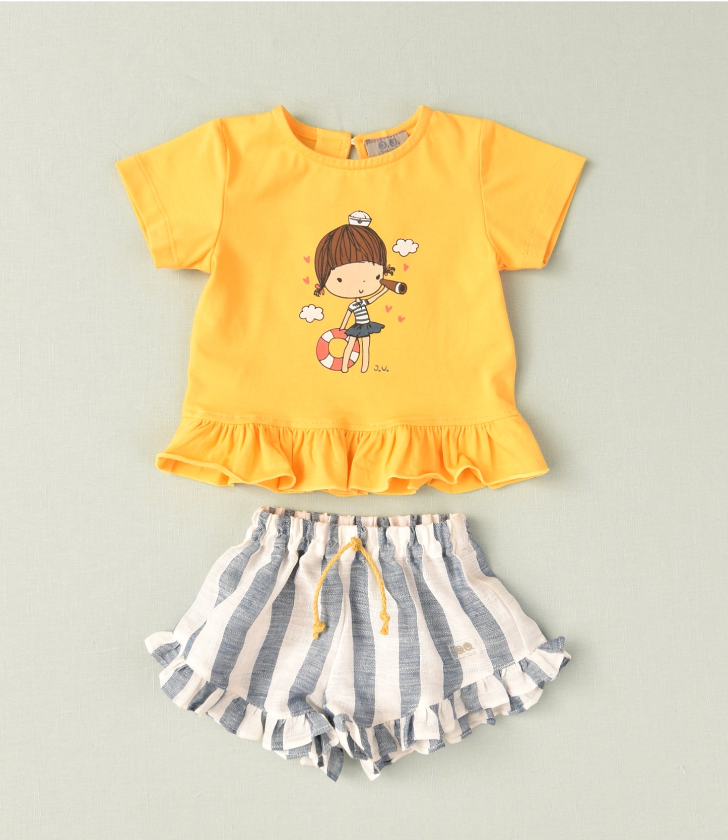 03-46215 Striped girl set