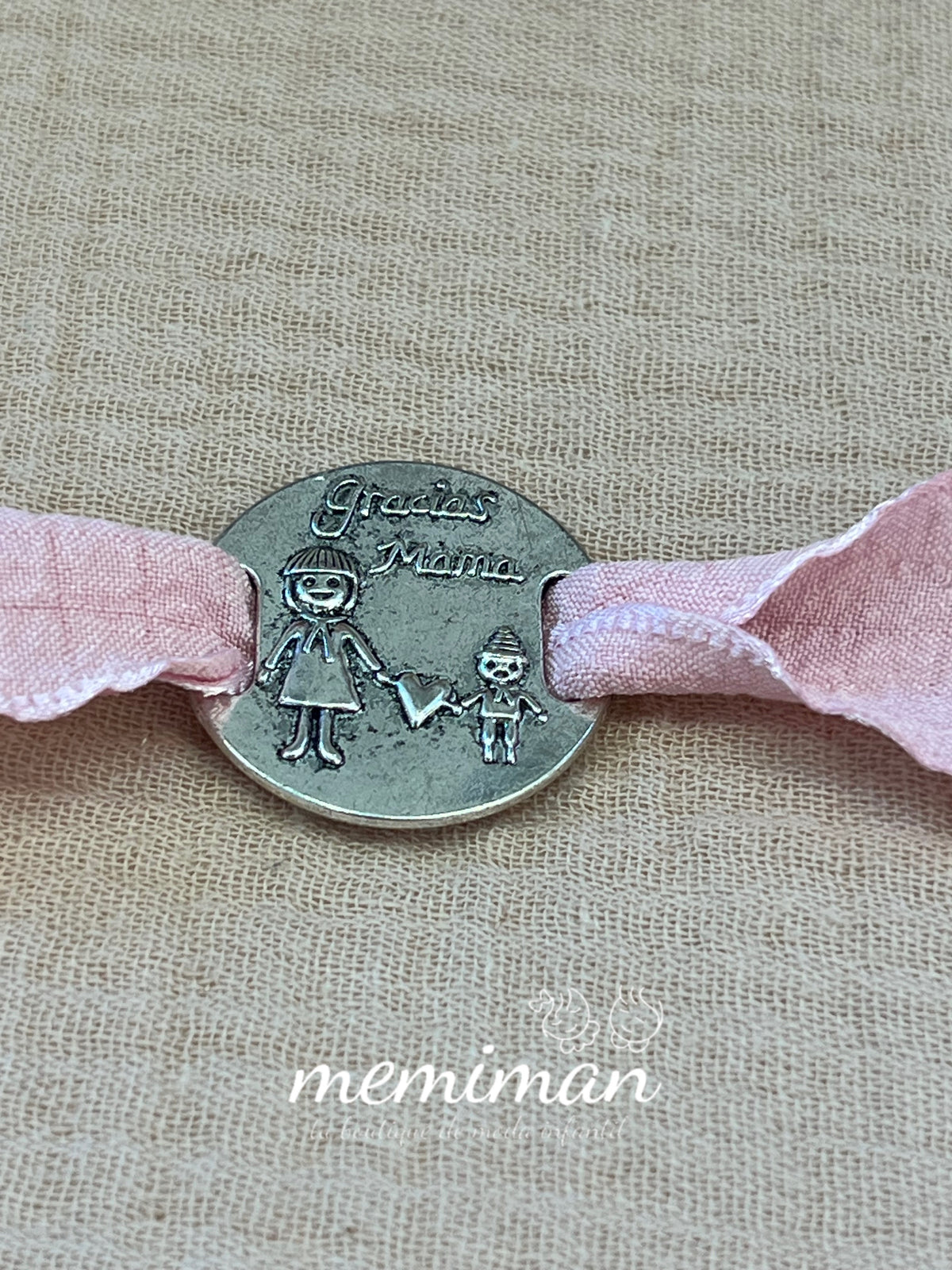GRAZIE MAMMA bracciale nastro etnico