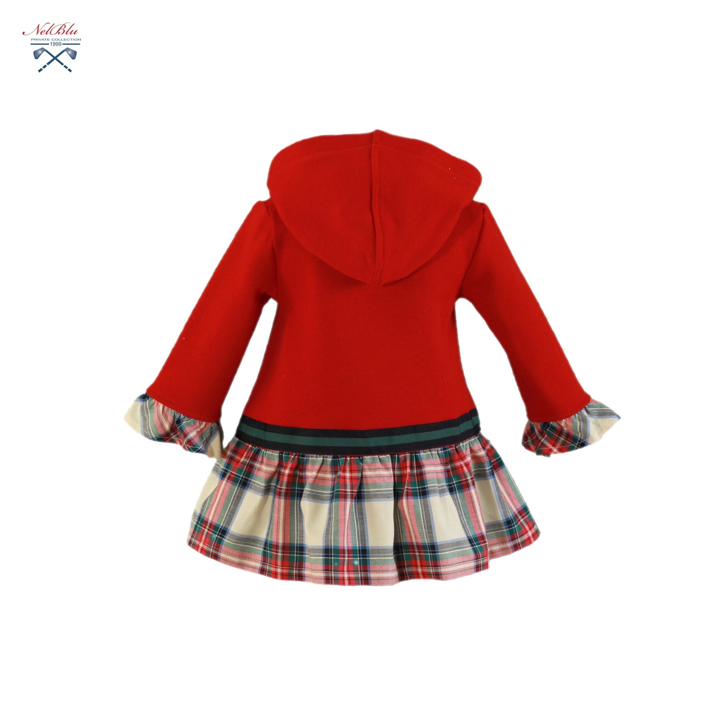 36-1200-V Vestito neonato con cappuccio