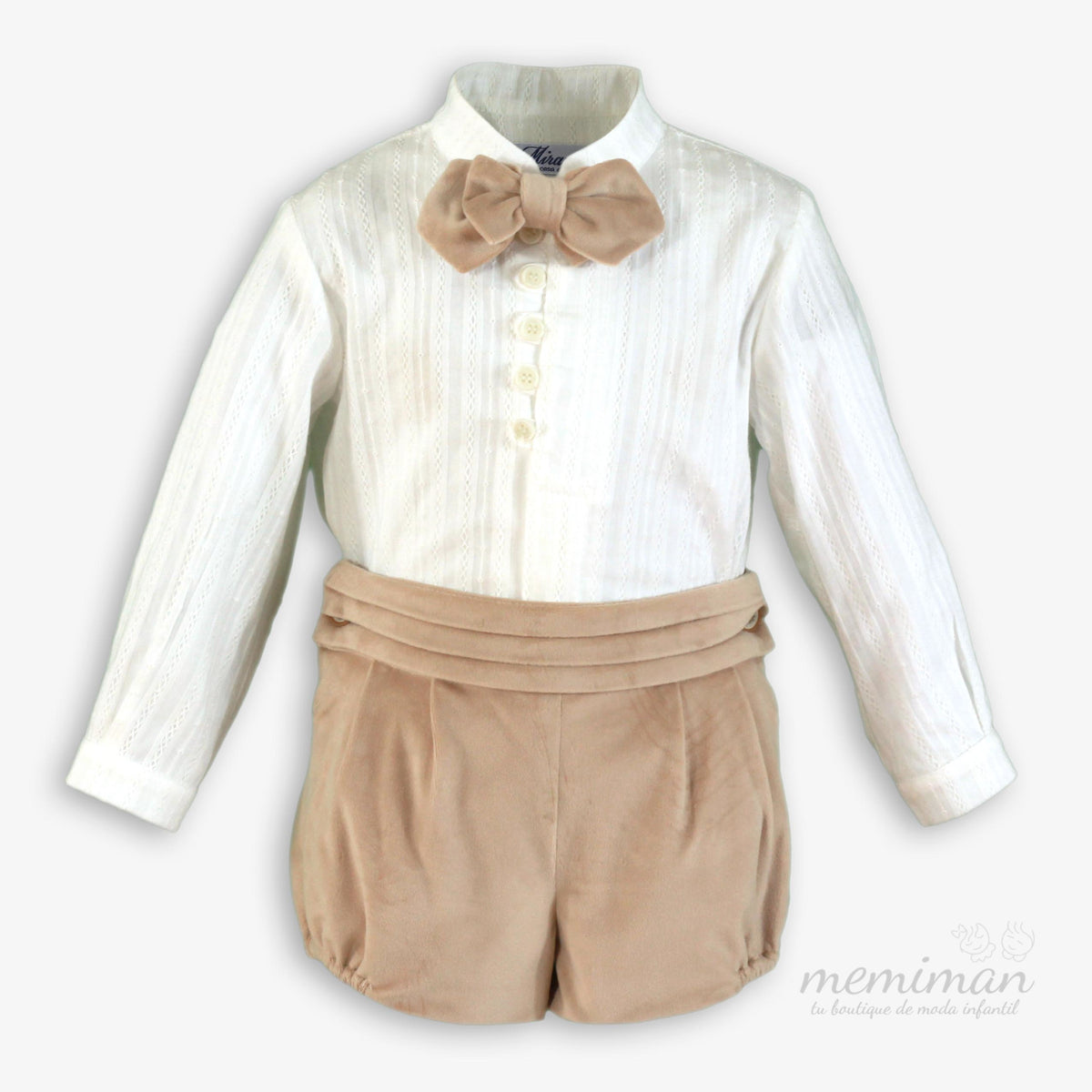 38-0120-23 Completo pantaloncini neonato