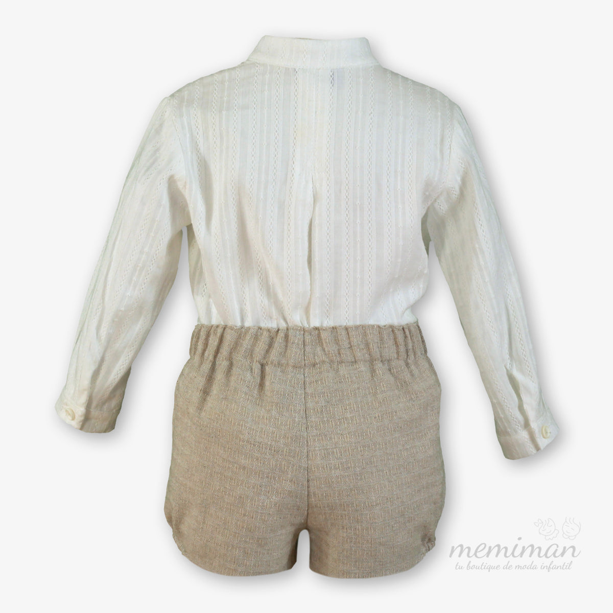38-0122-23 Completo pantaloncini neonato