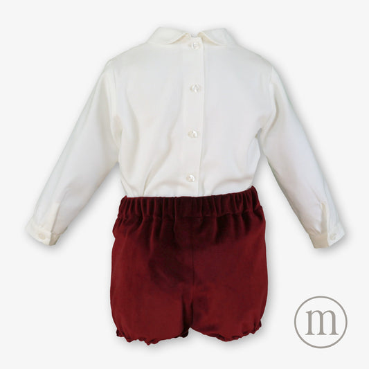 40-0129-23 Conjunto Bebé Niño Terciopelo