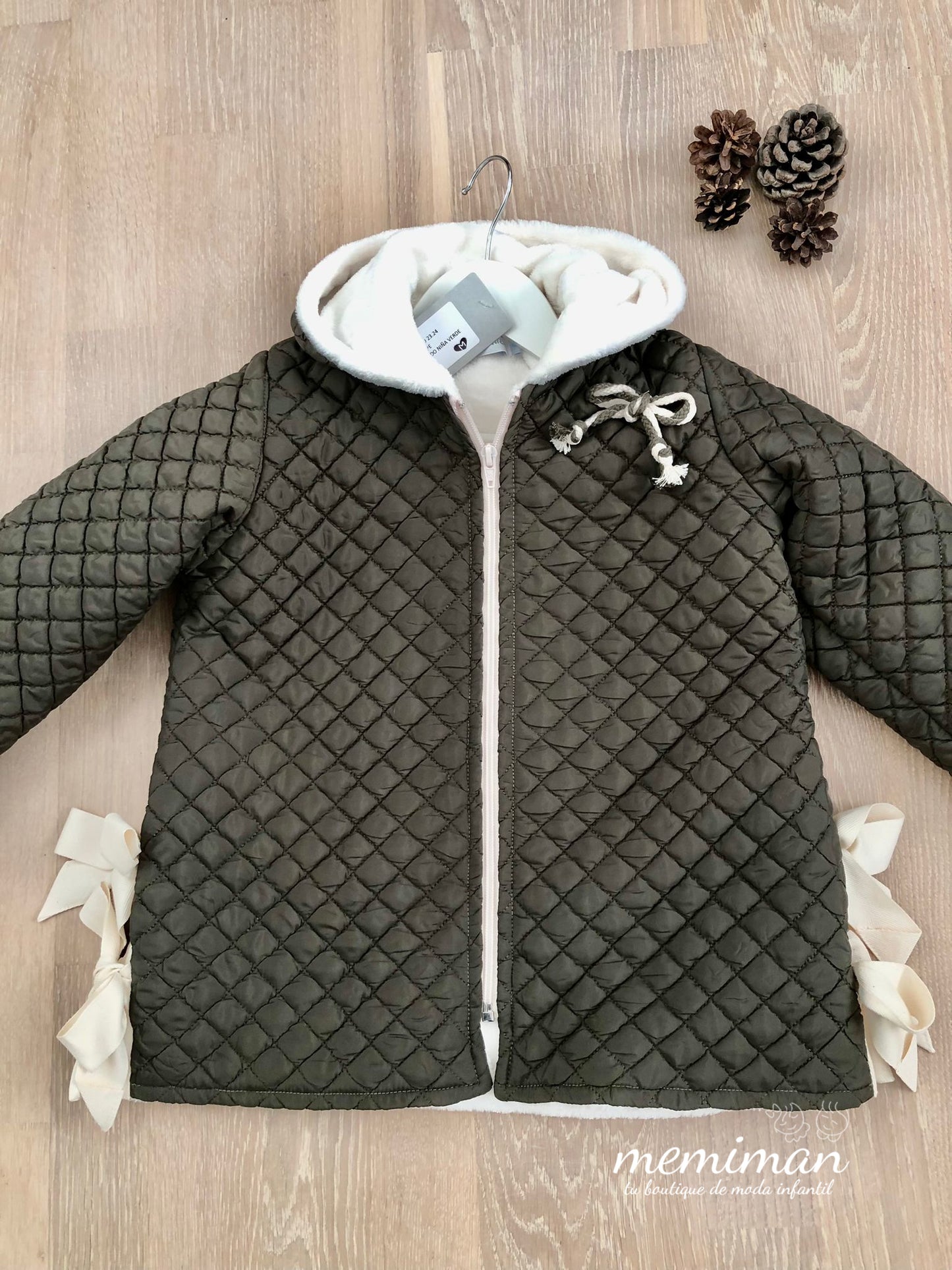 TAUPE Abrigo acolchado niña VERDE