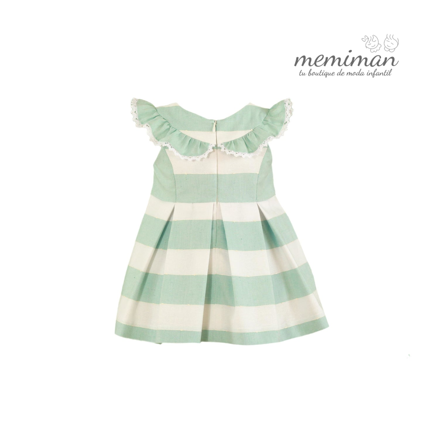 35-0138-V Baby dress with pleats