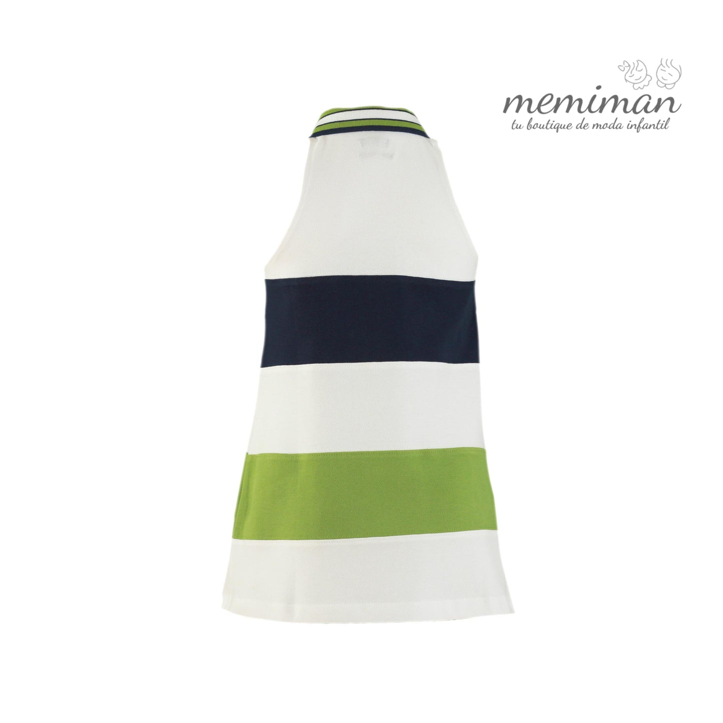 35-1406-V Robe fille tricot Roma rayée