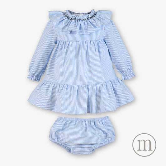 40-0144-VB Babykleid mit Höschen
