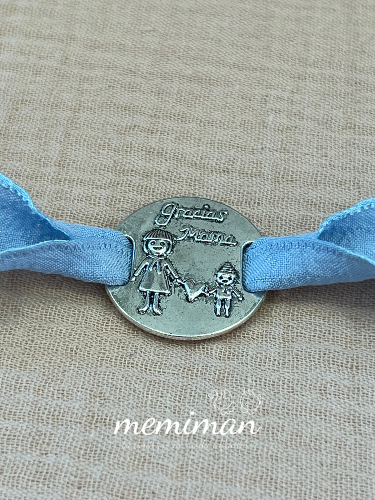 GRAZIE MAMMA bracciale nastro etnico