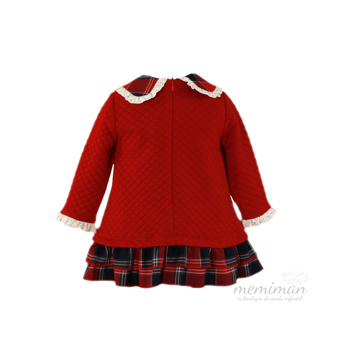 34-0160-V Vestido bebé felpa