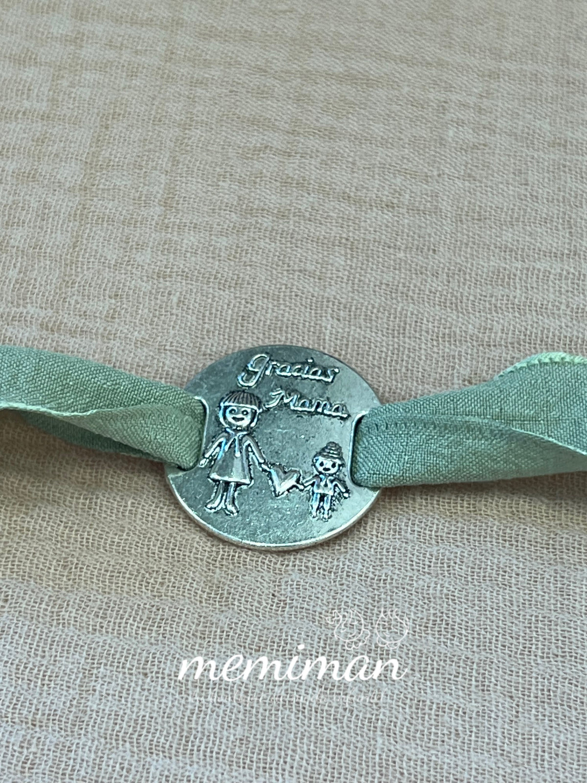 GRAZIE MAMMA bracciale nastro etnico