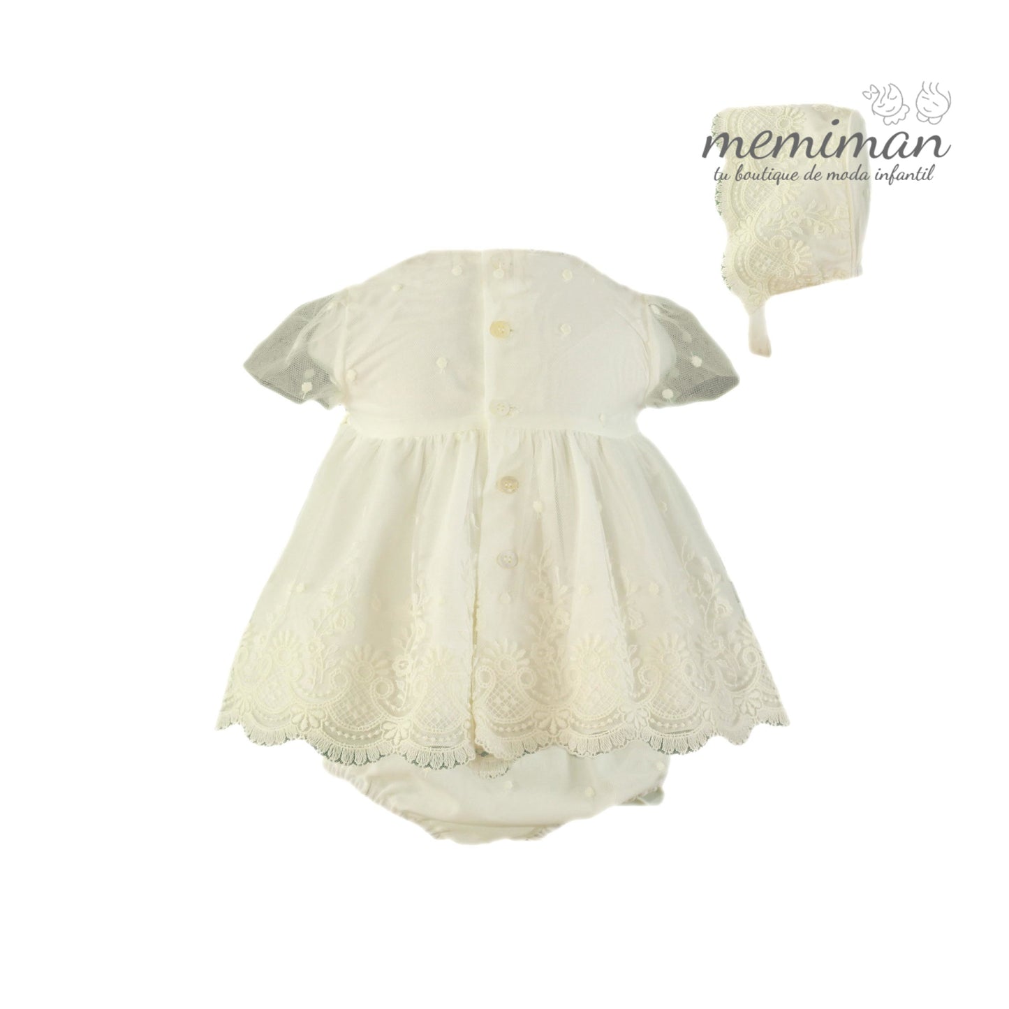 35-0020-VBG Vestido bebé braguita-capota