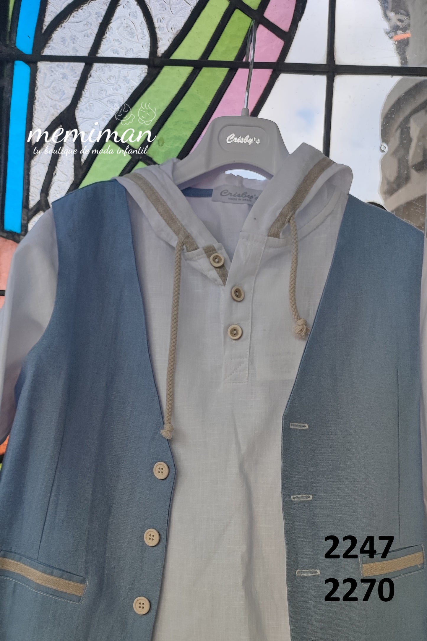 2247 Camisa Lino Capucha