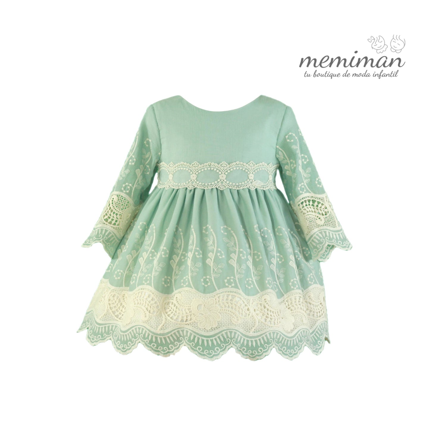35-0226-V Besticktes Kinderkleid