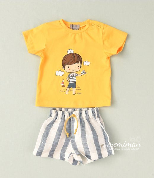 03-46216 Conjunto niño rayas