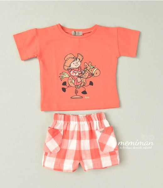 03-46222 Kinder-Set kariert 2-tlg.