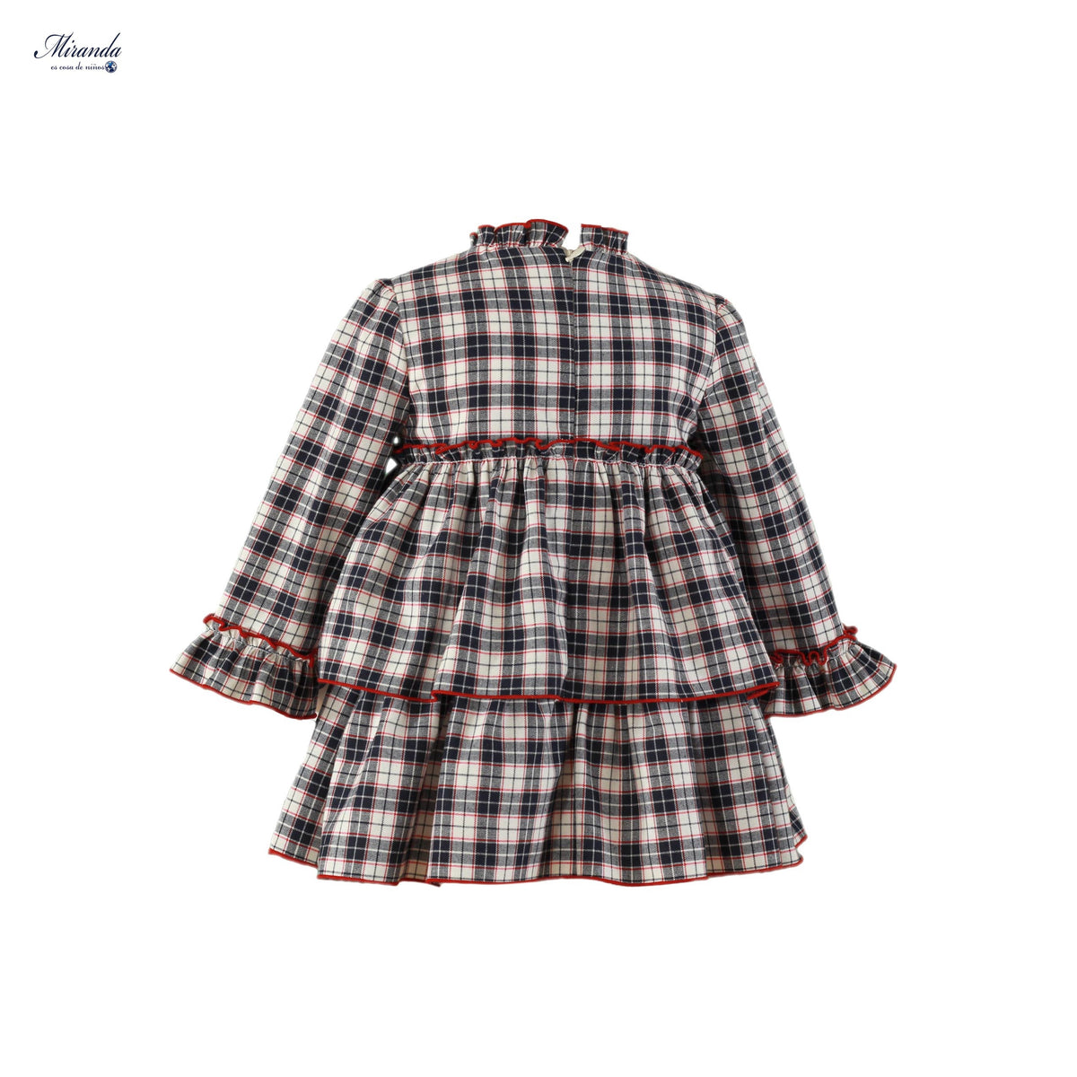 36-0233-V Kinderkleid kariert