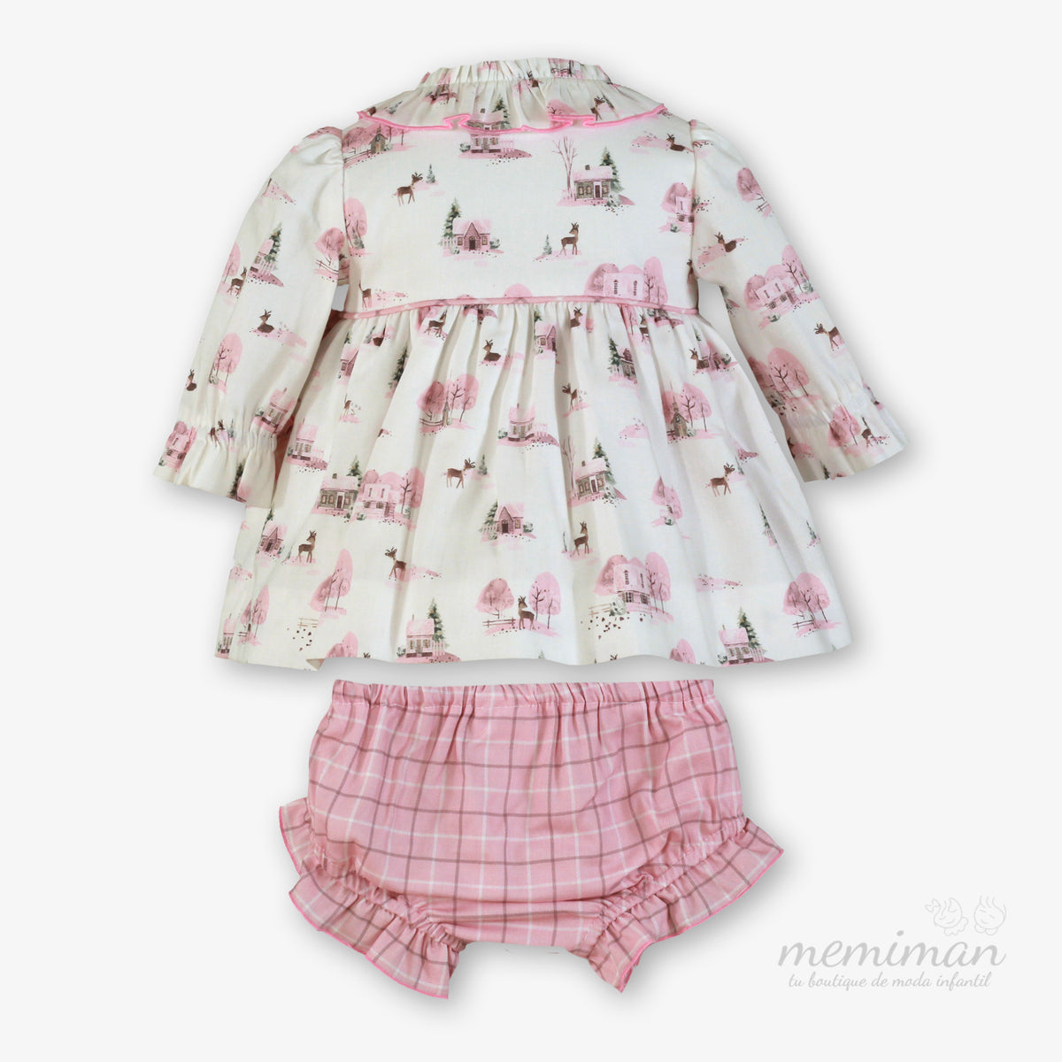 38-0024-VB Vestito neonato stampato