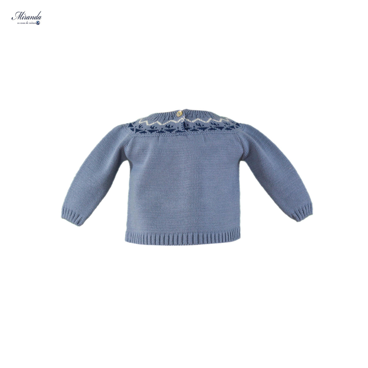 36-0025-J Baby-Jungenpullover mit griechischem Muster