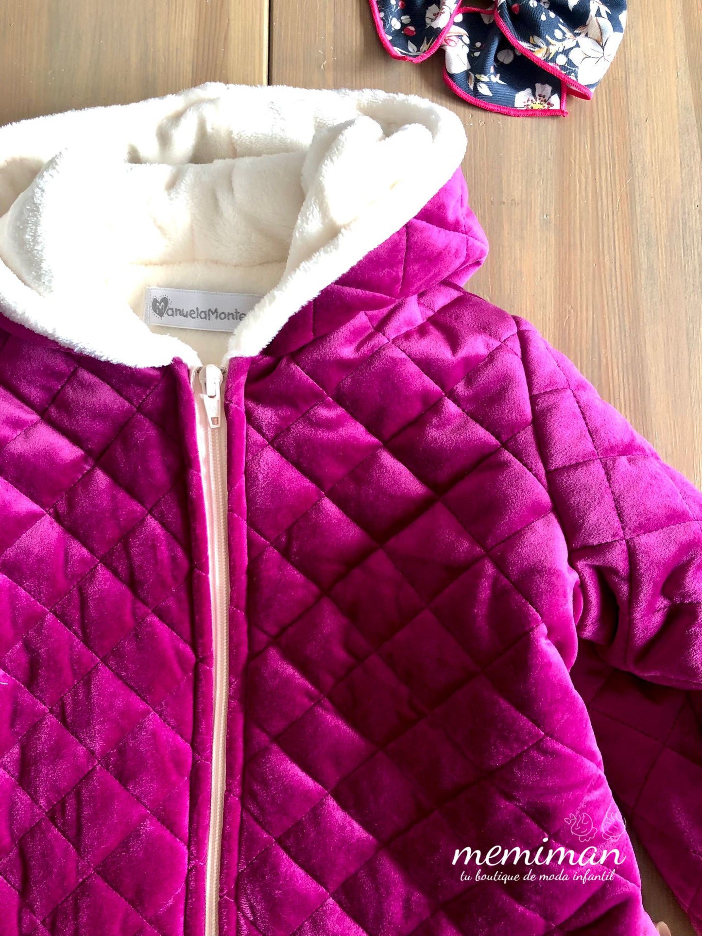 SILVESTRE Abrigo acolchado niña FUCSIA