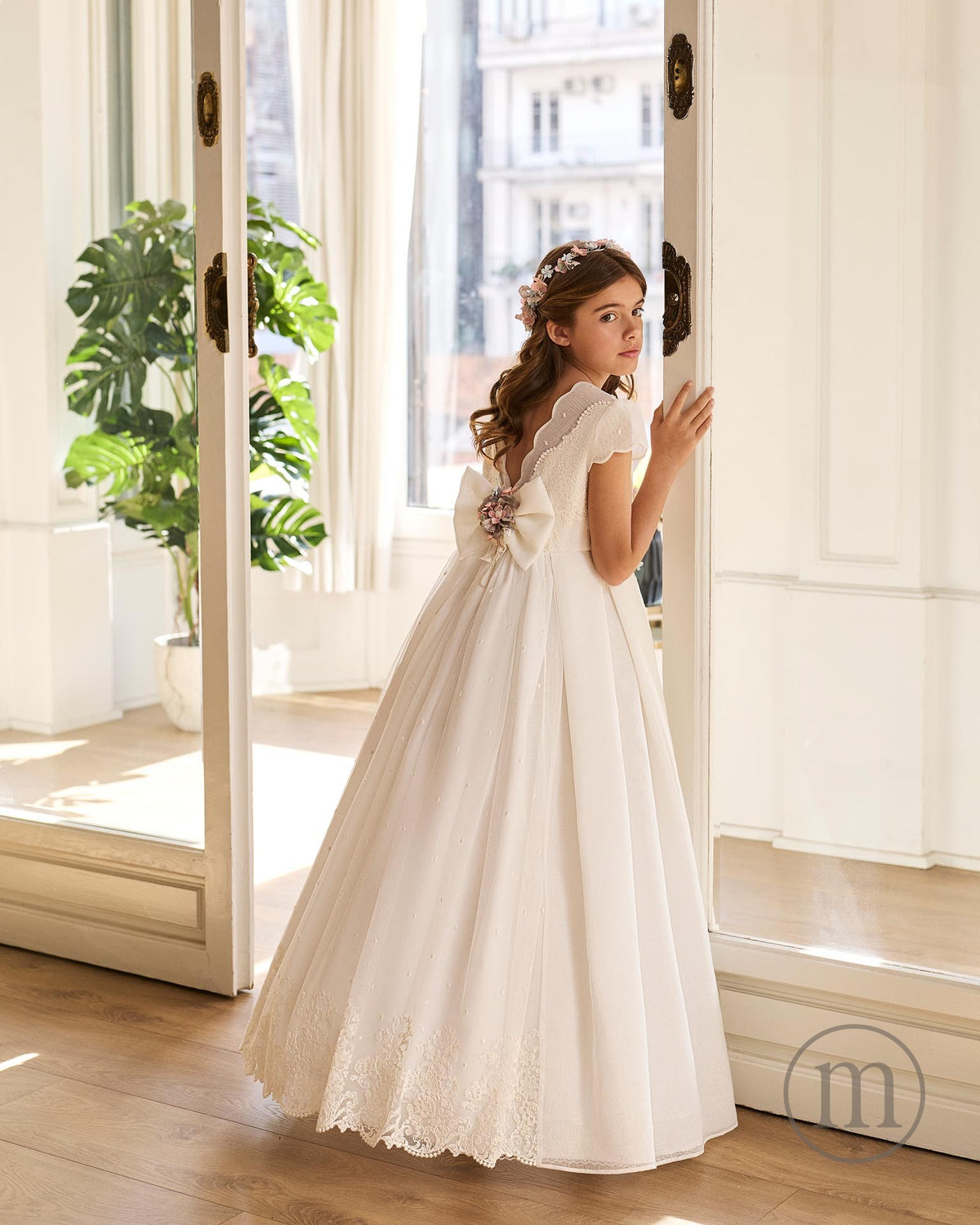 R912 Abito Comunione Romantico (SOLO ONLINE)