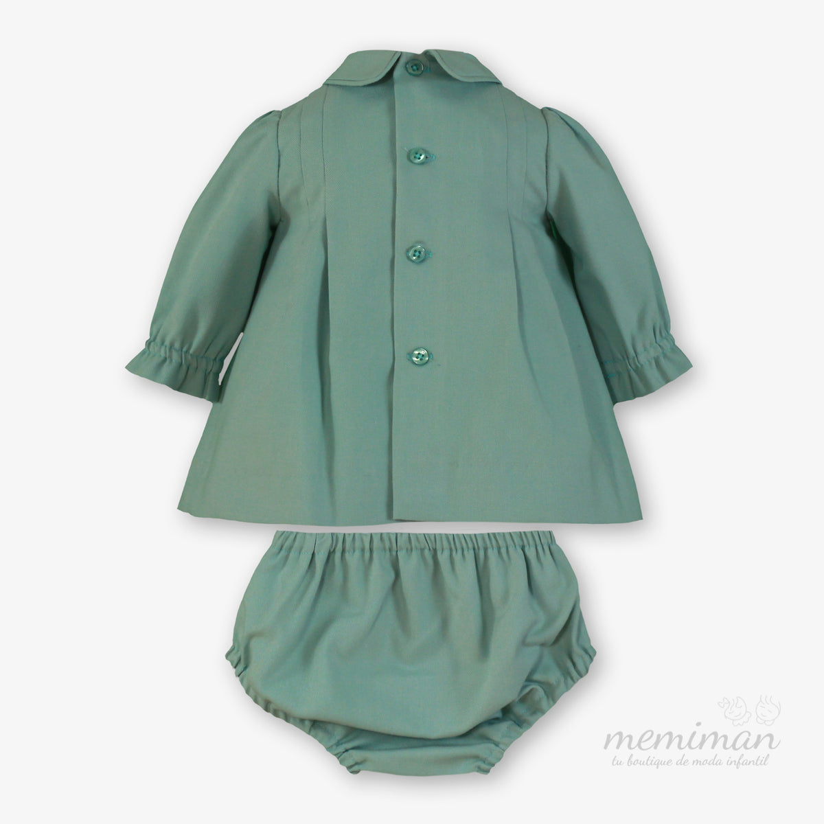 38-0029-VB Vestito neonata a pois
