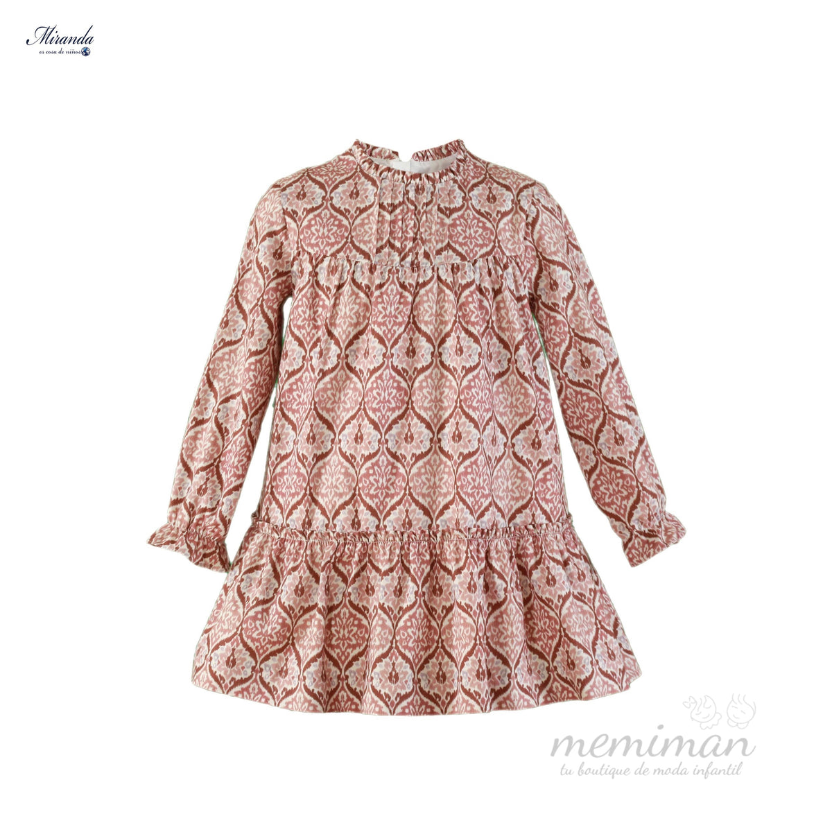 36-0302-V Vestito bambina stampato