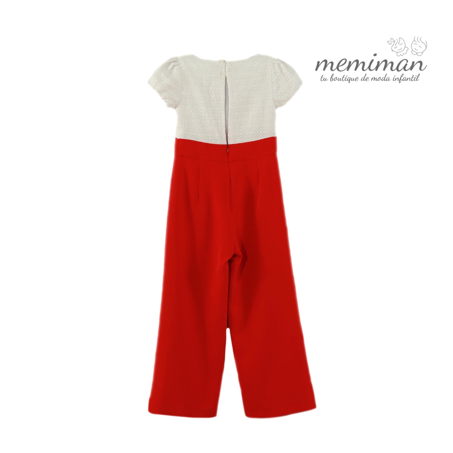35-0303-M Combinaison fille bicolore