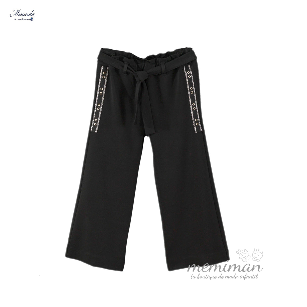 36-0303-3 Pantaloni lunghi con borchie