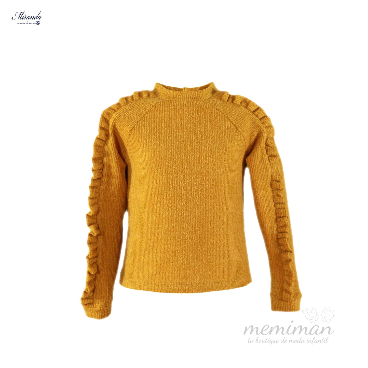 36-0307-J Camisola de menina em malha de veludo