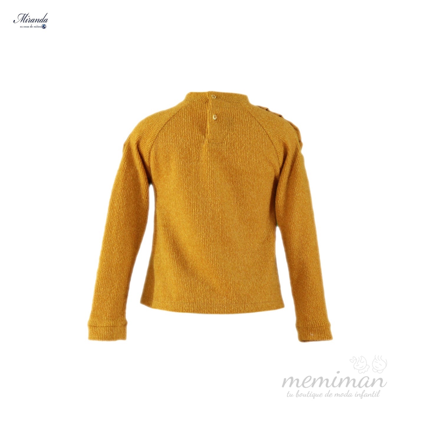36-0307-J Camisola de menina em malha de veludo