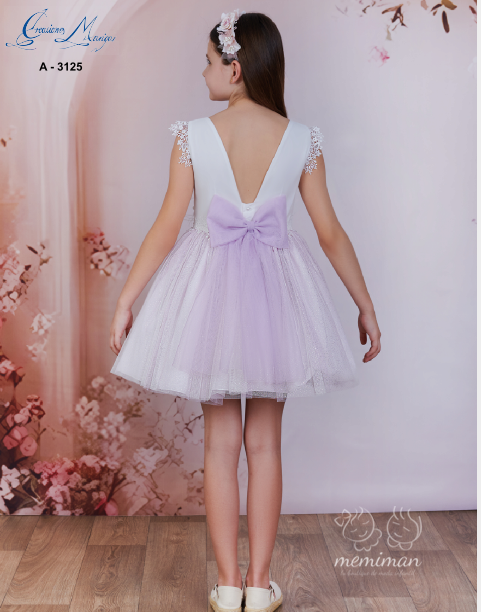 A-3125 Vestido Arras Espalda V