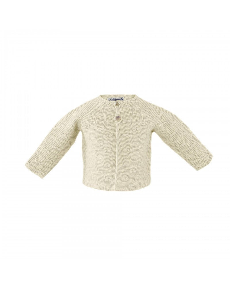 34-0045-CH Cardigan in maglia per neonato