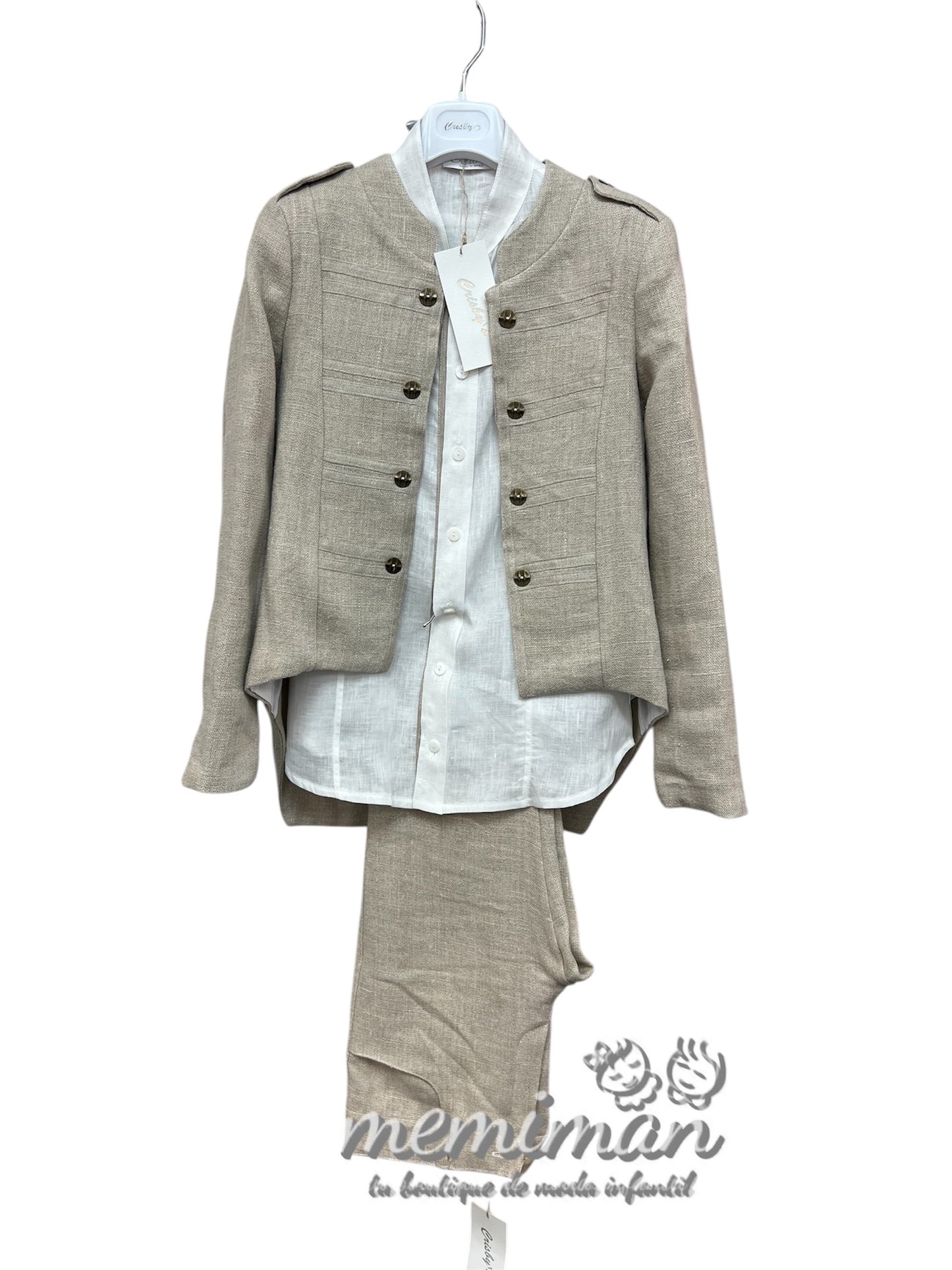 2449-2235-2351 Completo Levita, Camicia e Pantaloni