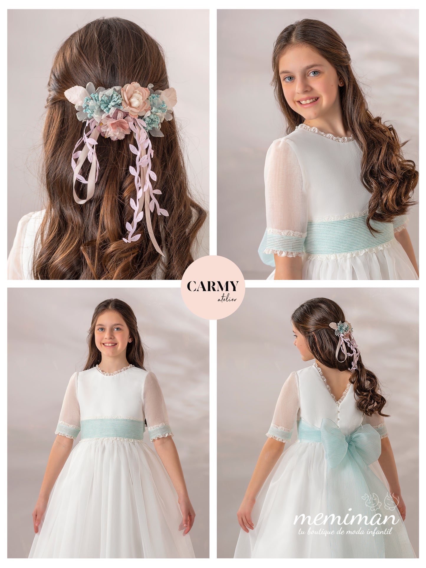 CT 4118 TOCADO comunión (vestido 4118)