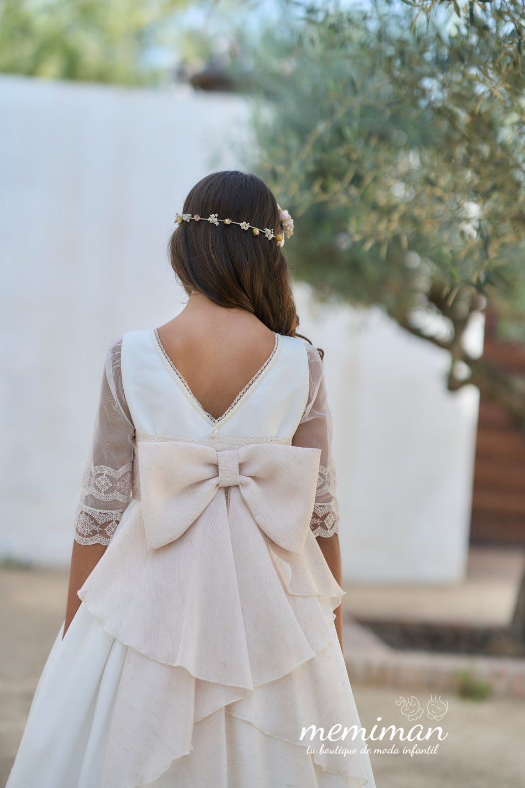 EX412T NICOLE Corona fiori naturali (OUTLET)