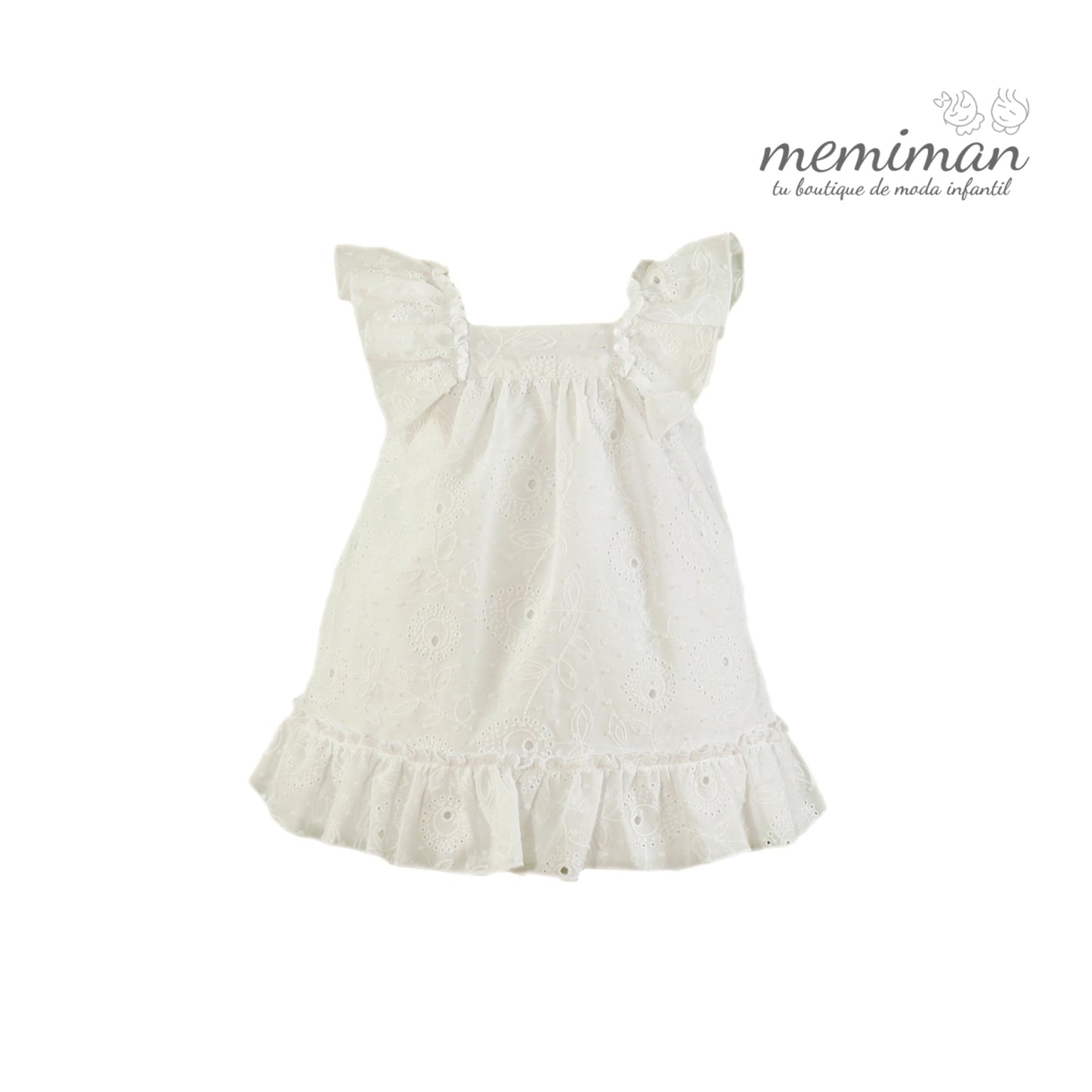 35-0500-V Vestido de bebé branco