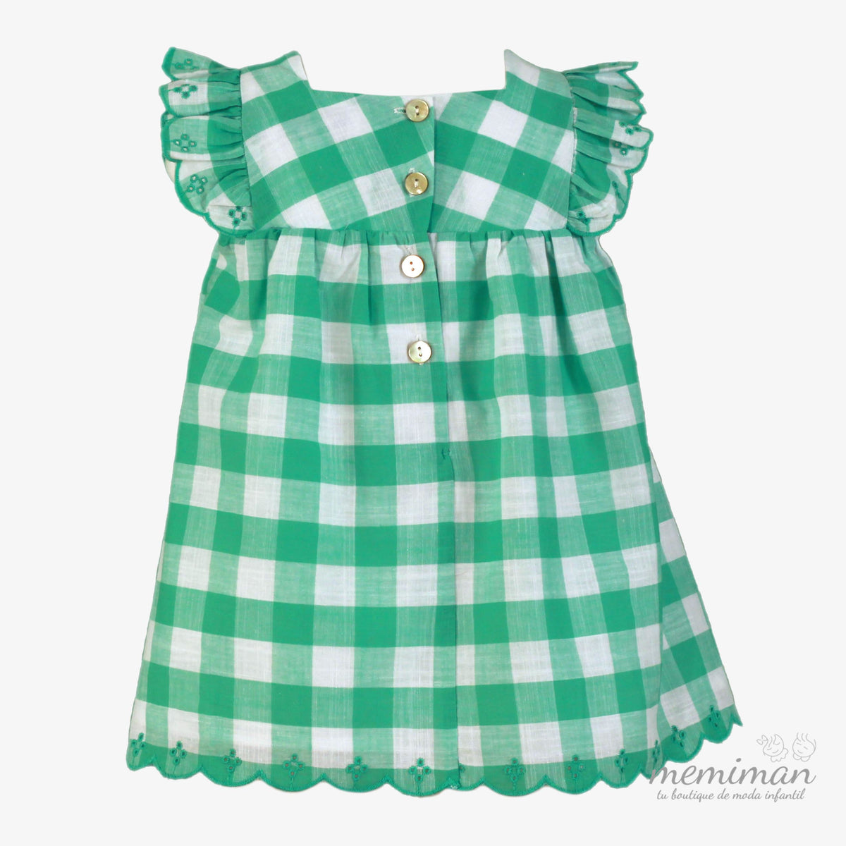 37-0528-V Vestido Bebé Axadrezado