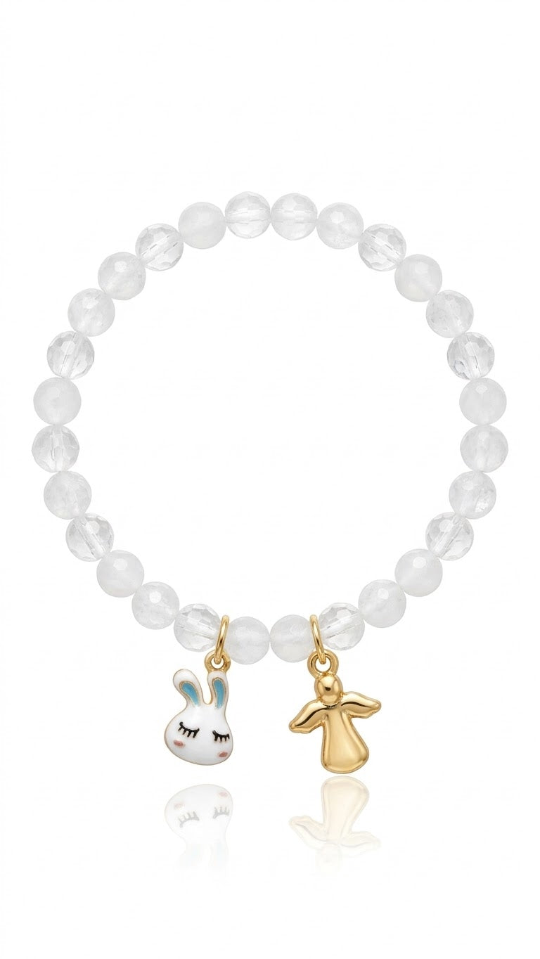 CRISTAL Pulsera bolas de cristal