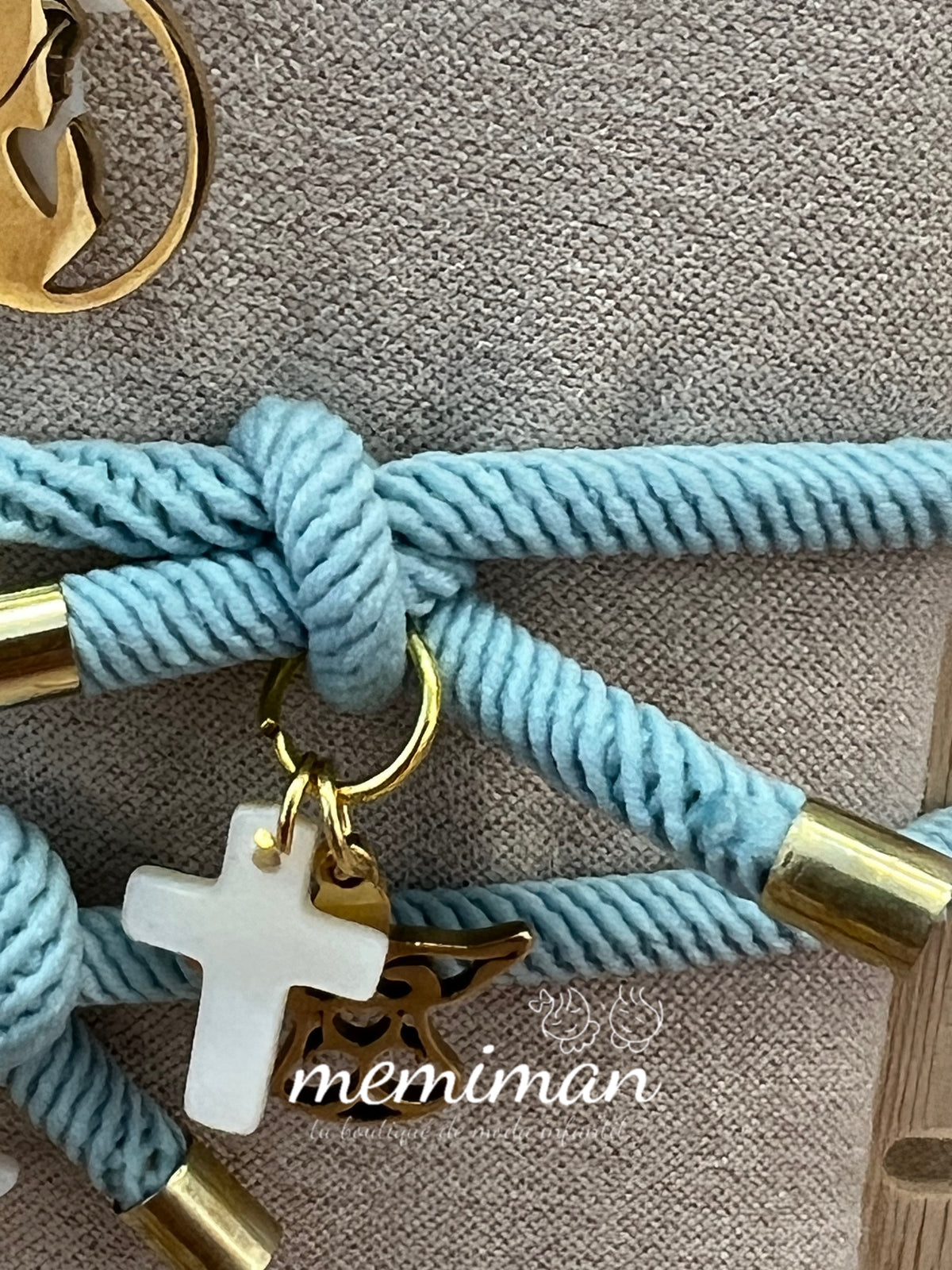 Bracciale ELASTICO Dettagli in Acciaio e Madreperla
