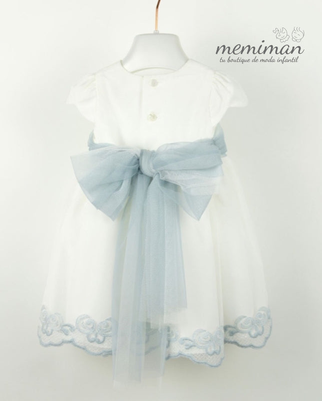 582101 Vestido bebé tul bordado ARRAS/CEREMONIA
