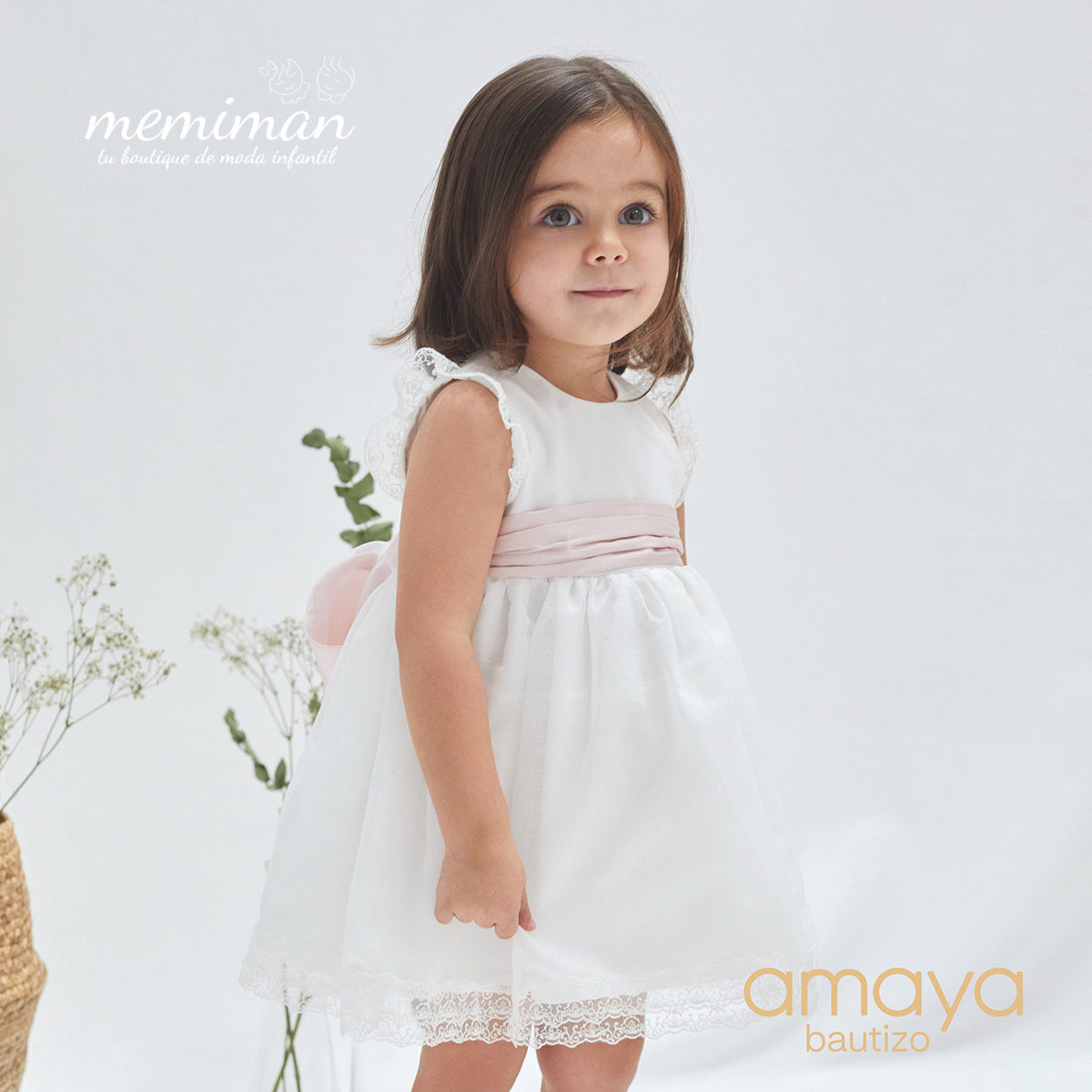 582106 Abito in organza CERIMONIA