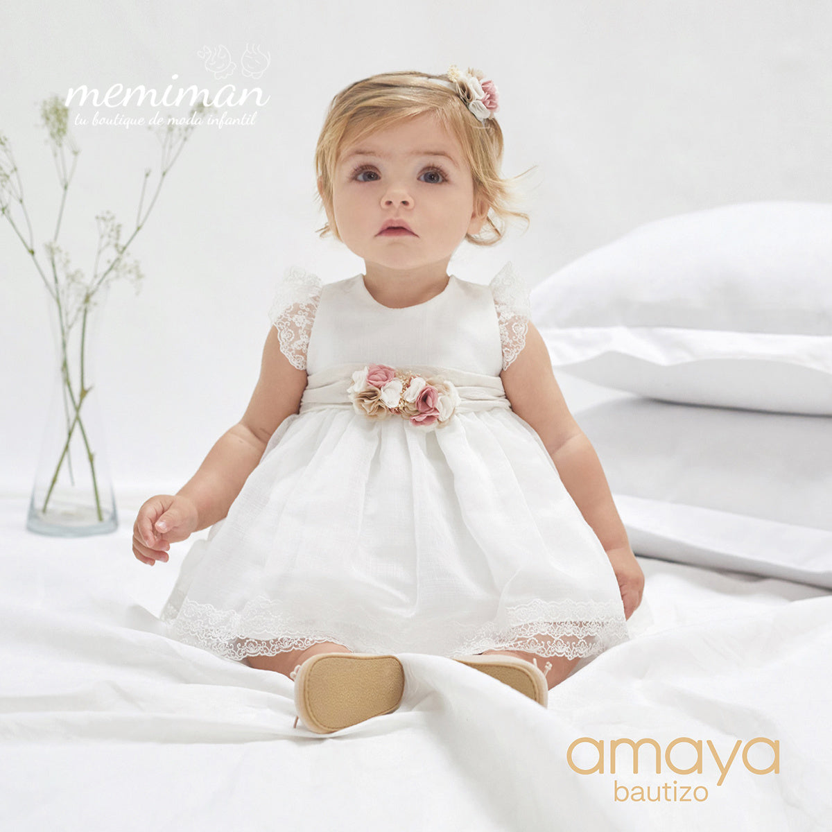 582106 Abito in organza CERIMONIA
